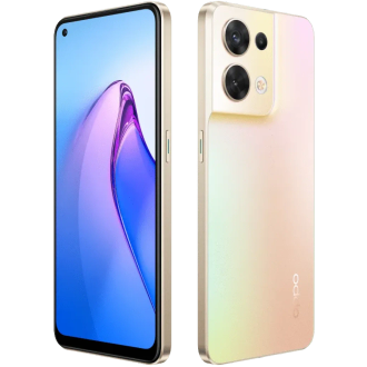 Смартфон OPPO Reno8 5G 8/256GB Shimmer Gold (Global Version) - фото 2