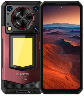 Смартфон Oukitel WP56 8/256GB (big speaker + camping light) Red (Global Version) - фото 1