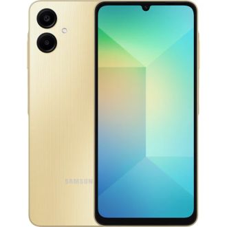 Смартфон Samsung Galaxy A06 4/64GB Gold (SM-A065FZDD) - фото 1 Смартфон Samsung Galaxy A06 4/64GB Gold (SM-A065FZDD) - фото 1