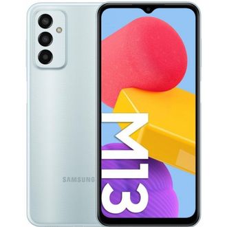 Смартфон Samsung Galaxy M13 4/64GB Blue (SM-M135FLBU) - фото 1