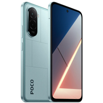 Смартфон Xiaomi POCO M7 4G 6/128GB Blue (with adapter) (Global Version) - фото 2