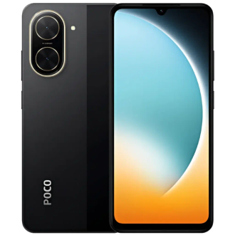 Смартфон Xiaomi Poco C71 4/64GB Black (with adapter) (Global Version) - фото 1