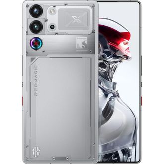 Смартфон ZTE Nubia RedMagic 10S Pro 5G 16/512GB Moonlight (Silver Transparent) (Global Version) - фото 1