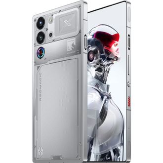 Смартфон ZTE Nubia RedMagic 10S Pro 5G 16/512GB Moonlight (Silver Transparent) (Global Version) - фото 2