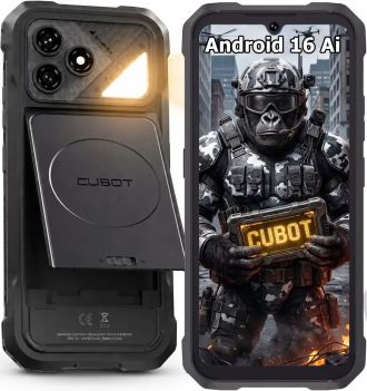 Смартфон Cubot KingKong Dura 8/128GB Black (Global Version) - фото 2 Смартфон Cubot KingKong Dura 8/128GB Black (Global Version) - фото 2