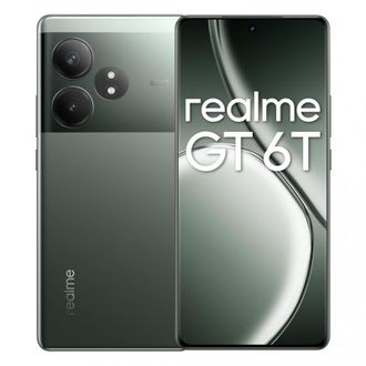 Смартфон realme GT 6T 8/256GB Razor Green - фото 1 Смартфон realme GT 6T 8/256GB Razor Green - фото 1