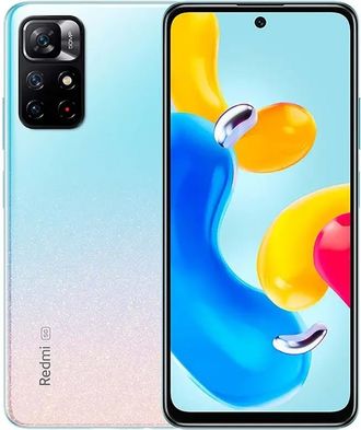 Смартфон Xiaomi Redmi Note 11S 5G 4/128GB Star Blue (Global Version) - фото 1 Смартфон Xiaomi Redmi Note 11S 5G 4/128GB Star Blue (Global Version) - фото 1