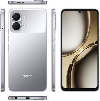 Смартфон Tecno Spark Go 3 (KN3) 4/128GB Titanium Grey (4894947105296) (UA) - фото 8 Смартфон Tecno Spark Go 3 (KN3) 4/128GB Titanium Grey (4894947105296) (UA) - фото 8