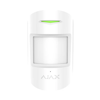Бездротовий датчик руху та розбиття скла з мікрофоном Ajax CombiProtect S Jeweller White (67727.06.WH1) - фото 1