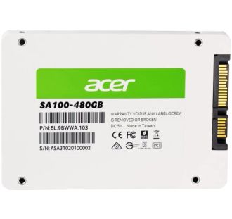 SSD накопитель Acer 2.5" 480GB SA100 (BL.9BWWA.103) - фото 2