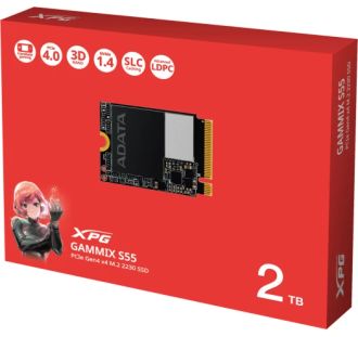 SSD накопитель ADATA M.2 2230 2TB GAMMIX S55 (SGAMMIXS55-2T-C) - фото 3