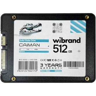 SSD накопитель Wibrand Caiman 2.5" 512GB (WI2.5SSD/CA512GBST) - фото 2 SSD накопитель Wibrand Caiman 2.5" 512GB (WI2.5SSD/CA512GBST) - фото 2