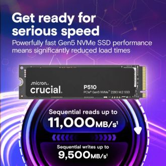 SSD накопитель Crucial M.2 NVMe 1TB P510 (CT1000P510SSD8) - фото 2 SSD накопитель Crucial M.2 NVMe 1TB P510 (CT1000P510SSD8) - фото 2
