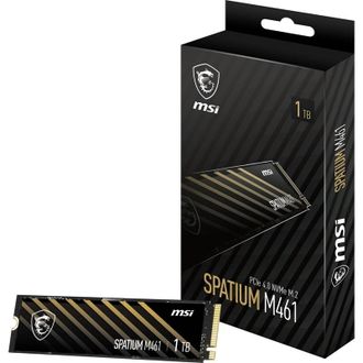 SSD накопитель MSI M.2 2280 1TB SPATIUM M461 S78-440L1D0-P83 - фото 2 SSD накопитель MSI M.2 2280 1TB SPATIUM M461 S78-440L1D0-P83 - фото 2
