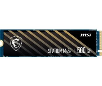SSD накопичувач MSI Spatium M452 500GB M.2 2280 NVMe PCIe 4.0 3D NAND (S78-440K210-P83) - фото 1