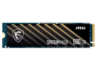 SSD-накопитель MSI G4 M.2 NVME 500GB SPAT. M450 S78-440K380-P83 - фото 1