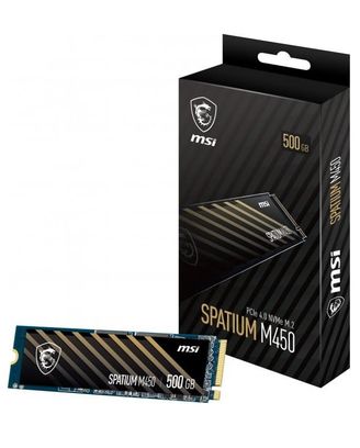 SSD-накопитель MSI G4 M.2 NVME 500GB SPAT. M450 S78-440K380-P83 - фото 3