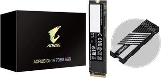 Накопитель SSD GIGABYTE M.2 2TB PCIe 4.0 AORUS - фото 1