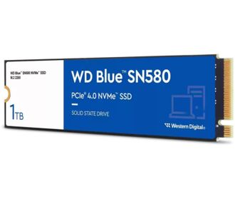 Накопитель SSD M.2 2280 1TB SN580 Blue WD (WDS100T3B0E) - фото 2