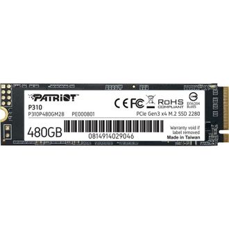 SSD накопичувач PATRIOT M.2 2280 480GB P310 P310P480GM28 - фото 1 SSD накопичувач PATRIOT M.2 2280 480GB P310 P310P480GM28 - фото 1