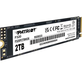 SSD накопичувач Patriot M.2 2280 2TB Patriot (P320P2TBM28) - фото 2 SSD накопичувач Patriot M.2 2280 2TB Patriot (P320P2TBM28) - фото 2