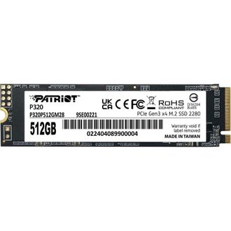 SSD накопитель Patriot M.2 2280 512GB (P320P512GM28) - фото 1 SSD накопитель Patriot M.2 2280 512GB (P320P512GM28) - фото 1