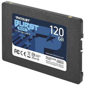 SSD накопичувач Patriot Burst Elite 120GB 2.5" SATA III TLC 3D (PBE120GS25SSDR) - фото 2