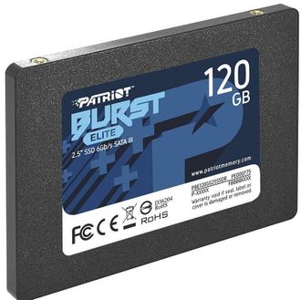SSD накопичувач Patriot Burst Elite 120GB 2.5" SATA III TLC 3D (PBE120GS25SSDR) - фото 3