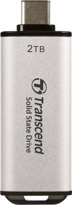 Портативний SSD Transcend 2TB USB 3.1 Gen 2 Type-C ESD300 Silver. (ts2tesd300s) - фото 4 Портативний SSD Transcend 2TB USB 3.1 Gen 2 Type-C ESD300 Silver. (ts2tesd300s) - фото 4
