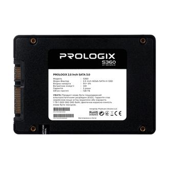 SSD накопитель Prologix 2.5" 128GB S360 (PRO128GS360) - фото 2 SSD накопитель Prologix 2.5" 128GB S360 (PRO128GS360) - фото 2