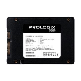 SSD накопитель Prologix 2.5" 256GB S360 (PRO256GS360) - фото 3