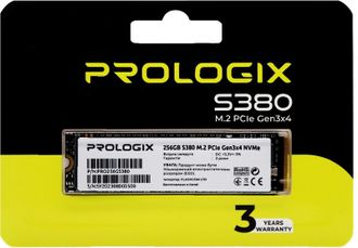 SSD накопитель Prologix M.2 2280 256GB (PRO256GS380) - фото 3 SSD накопитель Prologix M.2 2280 256GB (PRO256GS380) - фото 3