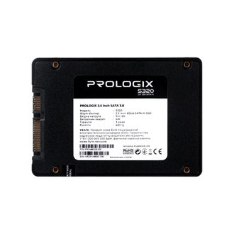 SSD накопичувач Prologix 2.5" 480GB (PRO480GS320) - фото 3 SSD накопичувач Prologix 2.5" 480GB (PRO480GS320) - фото 3