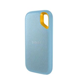 SSD накопитель SanDisk Extreme Portable V2 4 TB Sky Blue (SDSSDE61-4T00-G25B) - фото 2 SSD накопитель SanDisk Extreme Portable V2 4 TB Sky Blue (SDSSDE61-4T00-G25B) - фото 2