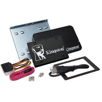 SSD 1TB Kingston KC600 2.5" SATAIII 3D TLC (SKC600B/1024G) Bundle Box - фото 1