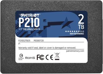 SSD 2TB Patriot P210 2.5" SATAIII TLC (P210S2TB25) - фото 1 SSD 2TB Patriot P210 2.5" SATAIII TLC (P210S2TB25) - фото 1