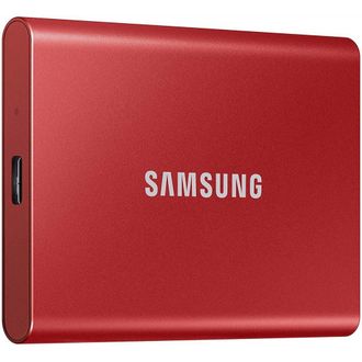 SSD накопитель Samsung T7 500 GB Red (MU-PC500R/WW) - фото 2