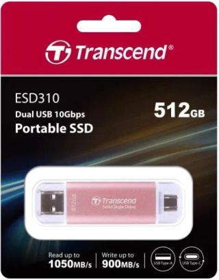 SSD накопичувач Transcend USB 3.2 512GB (TS512GESD310P) - фото 3