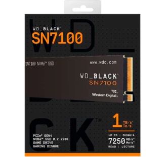 SSD накопичувач WD G4 M.2 NVME 1TB BLACK SN7100 WDS100T4X0E - фото 3 SSD накопичувач WD G4 M.2 NVME 1TB BLACK SN7100 WDS100T4X0E - фото 3