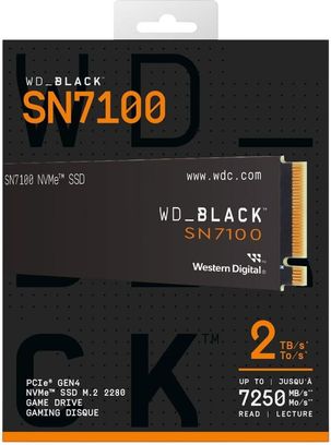SSD накопитель WD G4 M.2 NVME 2TB BLACK SN7100 WDS200T4X0E - фото 2