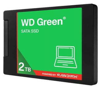 SSD накопитель WD Green SATA 2.5" 2TB 545MB/S GRN WDS200T5G0A - фото 2 SSD накопитель WD Green SATA 2.5" 2TB 545MB/S GRN WDS200T5G0A - фото 2