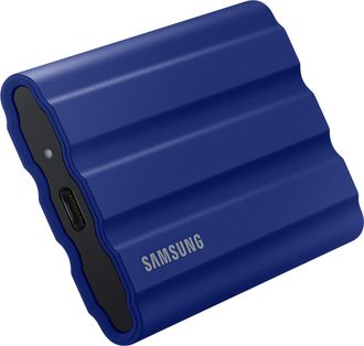 Накопичувач зовнішній SSD 2.5" USB 2.0TB Samsung T7 Shield Blue (MU-PE2T0R/WW) - фото 4 Накопичувач зовнішній SSD 2.5" USB 2.0TB Samsung T7 Shield Blue (MU-PE2T0R/WW) - фото 4