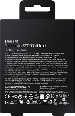 Накопичувач зовнішній SSD 2.5" USB 2.0TB Samsung T7 Shield Blue (MU-PE2T0R/WW) - фото 9 Накопичувач зовнішній SSD 2.5" USB 2.0TB Samsung T7 Shield Blue (MU-PE2T0R/WW) - фото 9