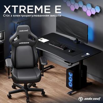 Комп’ютерний стіл Anda Seat Xtreme E 1400x750 Black (AD-D-DD1-1400-06-B) - фото 5