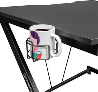 Геймерський ігровий стіл Trust GXT711X Dominus Desk Black (24503) - фото 6 Геймерський ігровий стіл Trust GXT711X Dominus Desk Black (24503) - фото 6