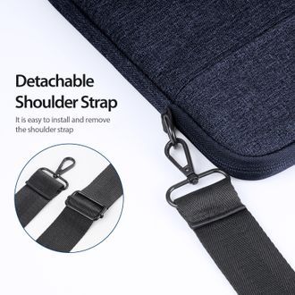 Чехол-сумка DUX DUCIS для MacBook 17" Shoulder Bag LBJB Series (Navy Blue) - фото 2 Чехол-сумка DUX DUCIS для MacBook 17" Shoulder Bag LBJB Series (Navy Blue) - фото 2