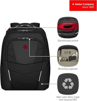 Рюкзак для ноутбука Wenger Altair 16'' Black (653186) - фото 2