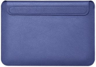 Папка-конверт WIWU Genuine Leather Laptop Sleeve MacBook 16.2 (Royal Blue) - фото 1