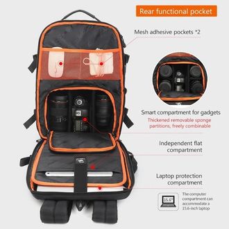 Рюкзак Tigernu T-B9235 15.6" Black (T-B9235Black) - фото 3