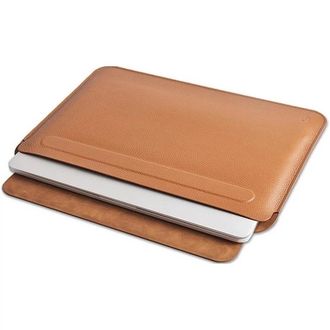 Папка-конверт WIWU Genuine Leather Laptop Sleeve MacBook 13/13.3 (Brown) - фото 2 Папка-конверт WIWU Genuine Leather Laptop Sleeve MacBook 13/13.3 (Brown) - фото 2